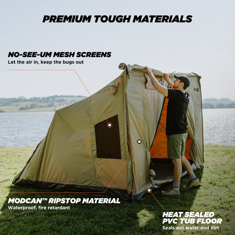 Oztent RX-5 30 Second Tent (Includes Living Room & Zip-In Tub Floor)