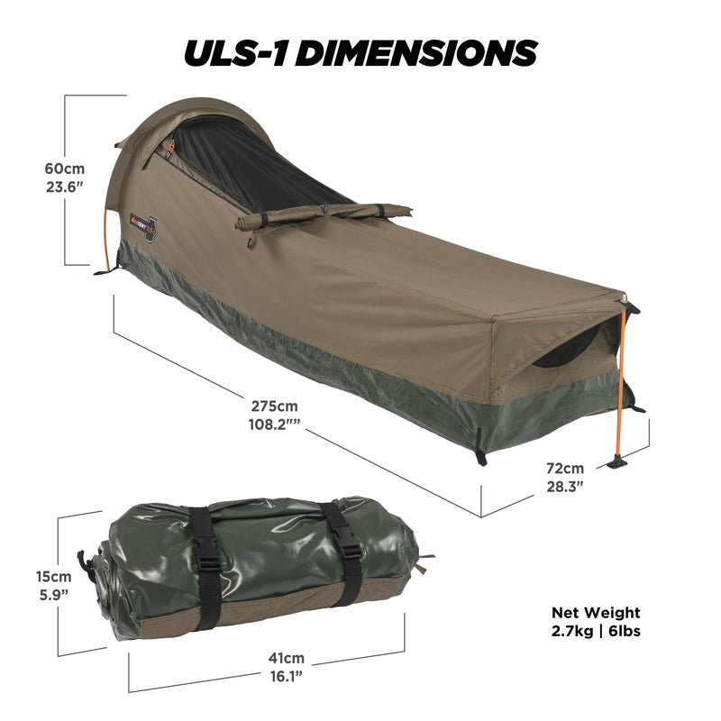Oztent ULS-1 Ultra-Light Single Swag